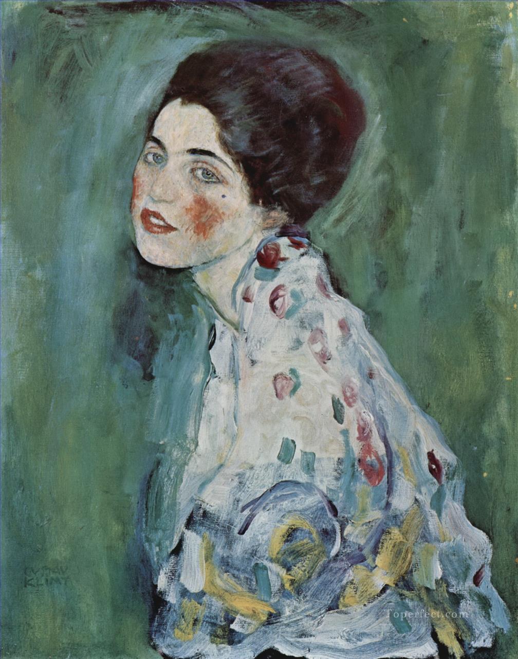 Retrato de una dama Gustav Klimt Pintura al óleo